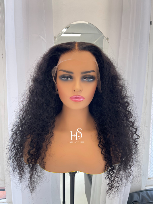 13X4 HD Deep Curly Frontal Wig