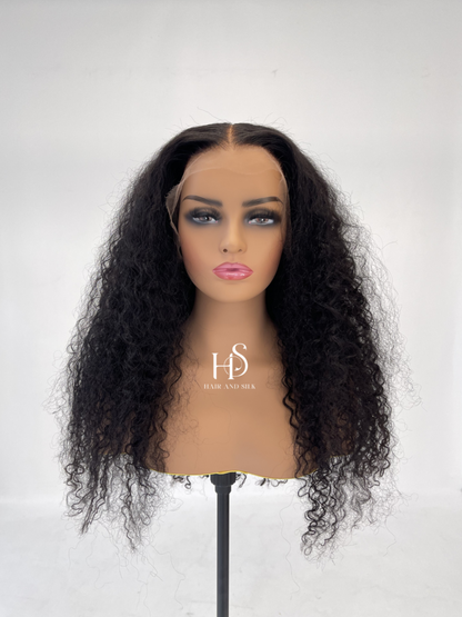 13X6 HD Deep Curly Frontal Wig