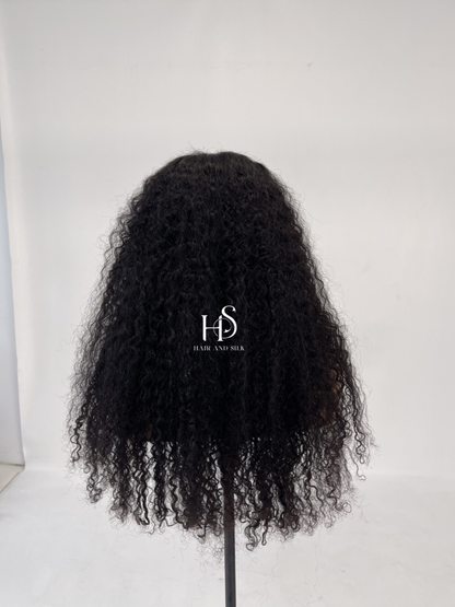 13X6 HD Deep Curly Frontal Wig