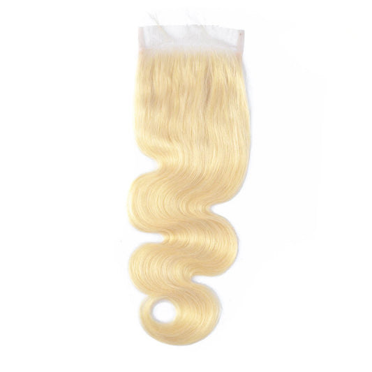 5X5 HD Blonde Body Wave Closure