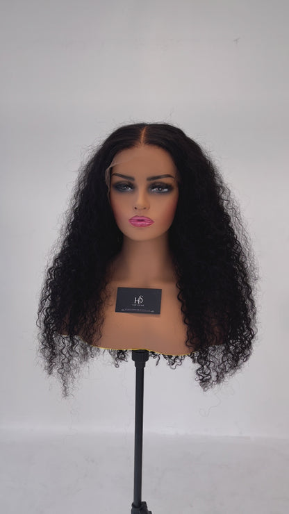 13X6 HD Deep Curly Frontal Wig